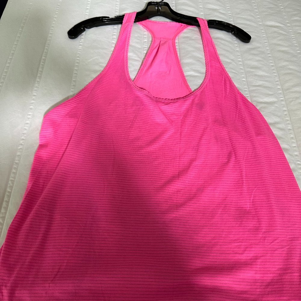 Lululemon Hot Pink Racerback Tank Top